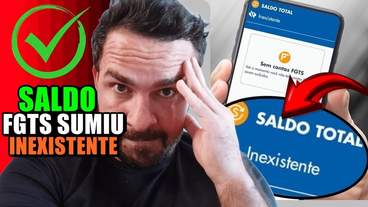 SALDO do FGTS SUMIU ou est&aacute; INEXISTENTE? Aprenda a RESOLVER!