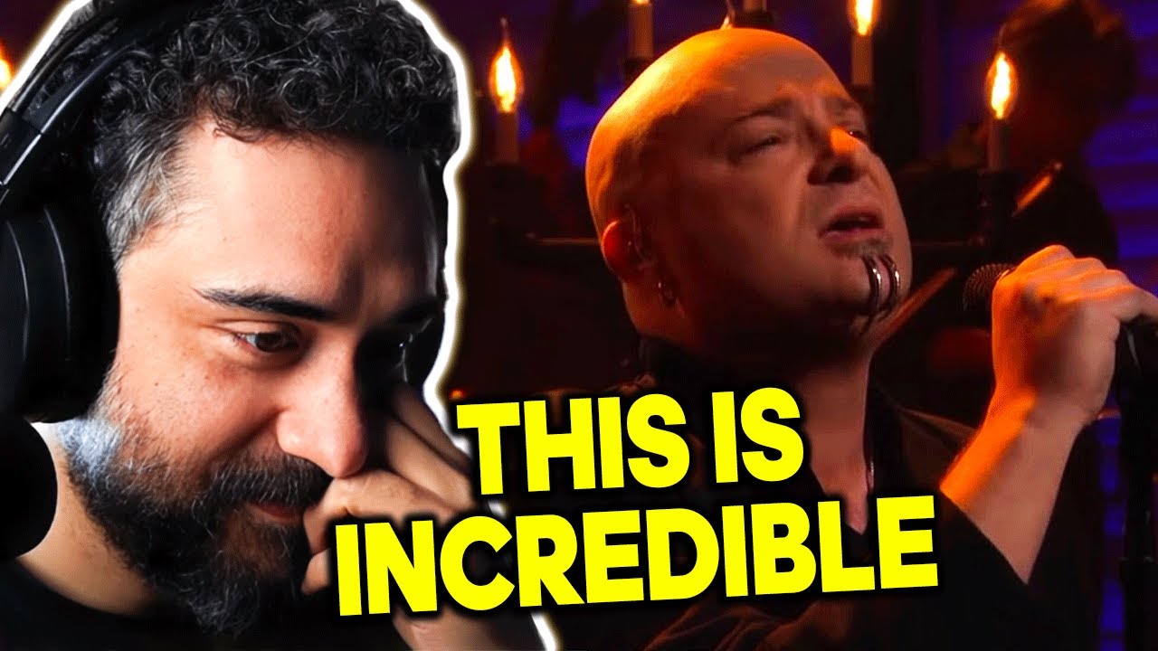 FIRST EVER Reaction to DISTURBED - The Sound of Silence [LIVE on Conan]