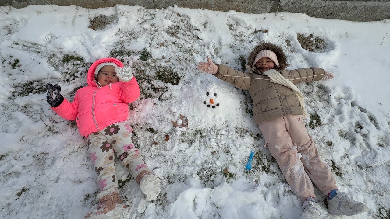 Kızlarımla Karda Bir Gün ❄️ | Çok Eğlendik!