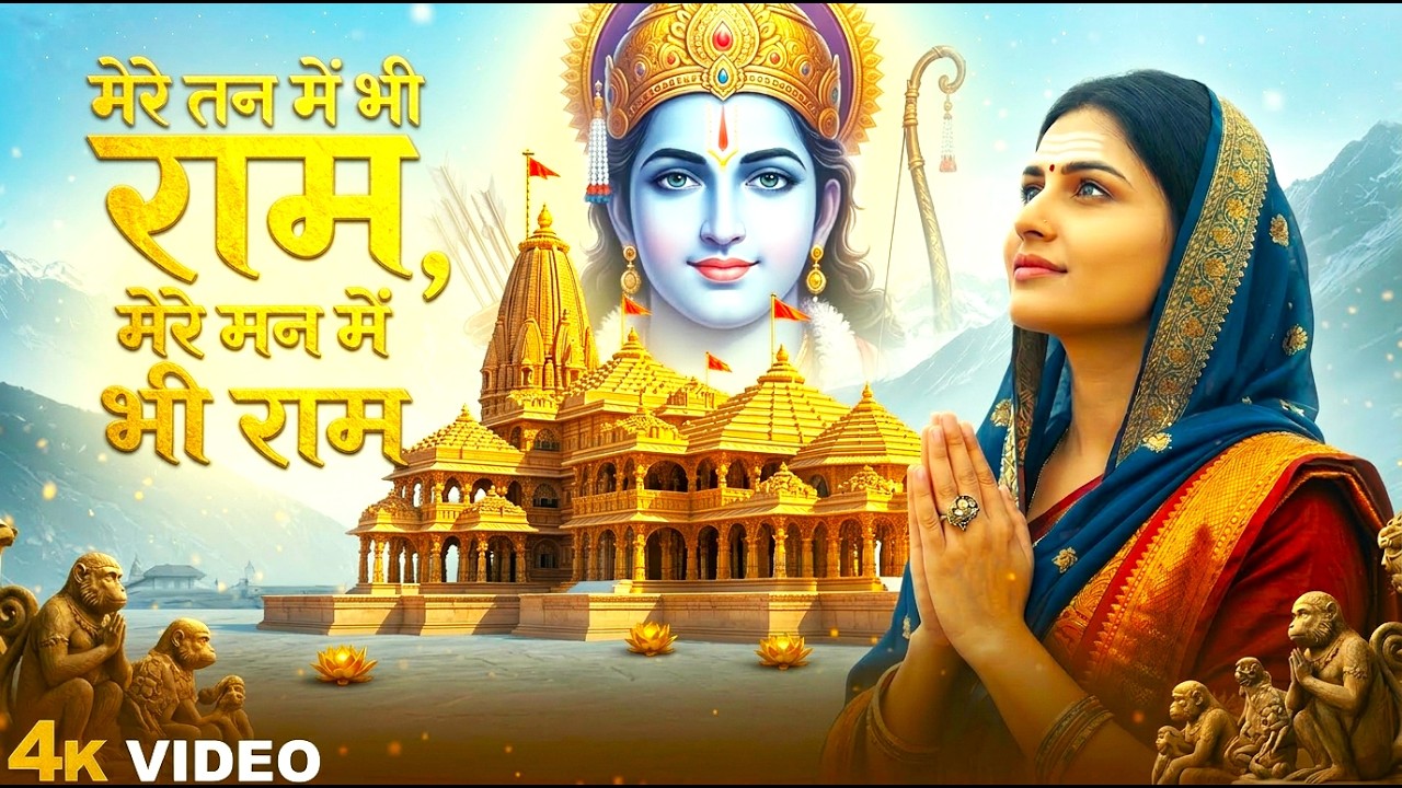 1 Hour Nonstop मेरे तन में भी राम मेरे मन में भी राम | Ram Naam Jap | Powerful Ram Bhajan