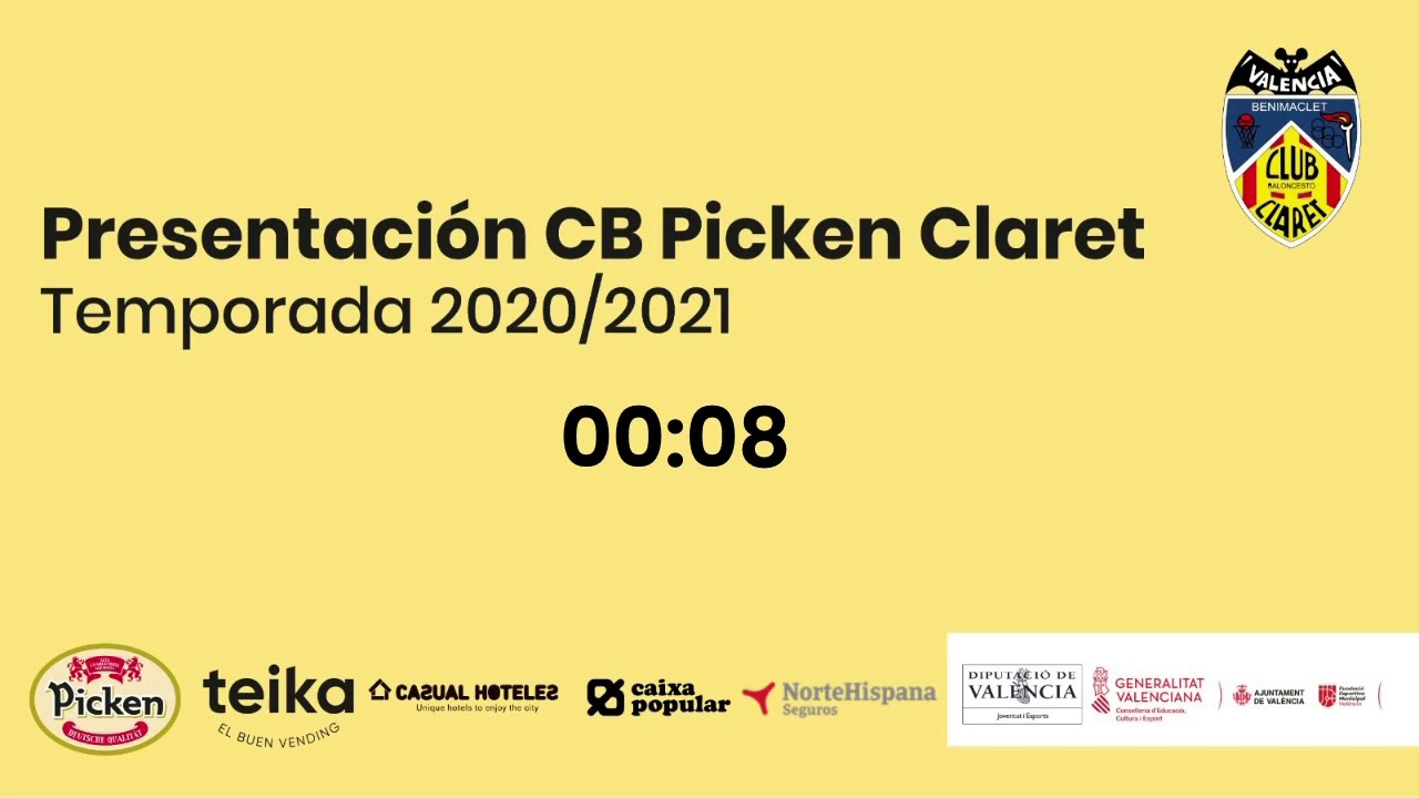 Presentación Picken Claret Temporada 2020/21
