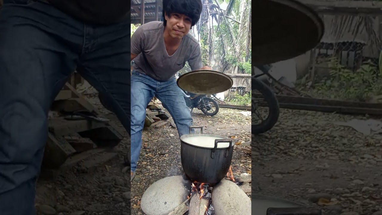 walang idet tutorial magluto Ng bigas sa malaking kaldero