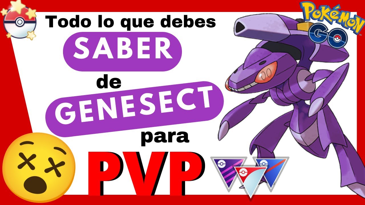 💥¡CONOCE los MEJORES ATAQUES de GENESECT para PVP😳! Pokémon GO