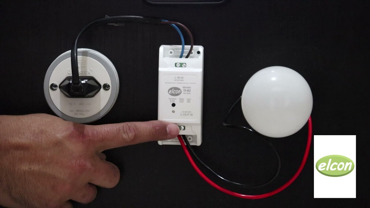 TIMER INTELIGENTE TI 02 BIV Tuya Smart  da ELCON.  Aprenda a instalar e configurar .