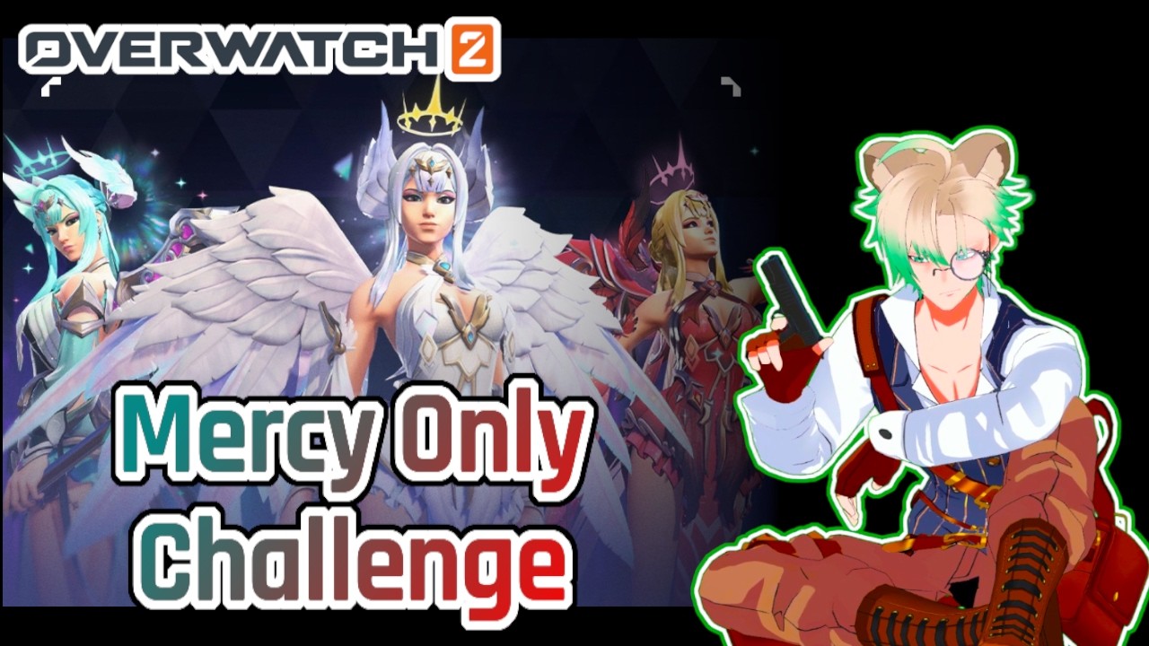 🔴 [18+] [Overwatch] Mercy Only Challenge - Ja, ich brauche Schmerzmittel XD