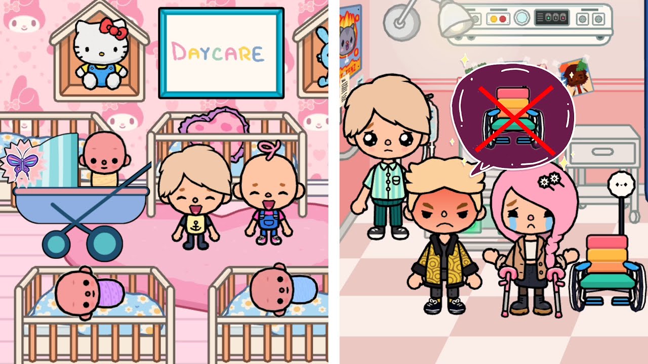 My Childhood Crush Married A Rich Guy, But He Left Her After A Car Accident | Toca Life Sad Story