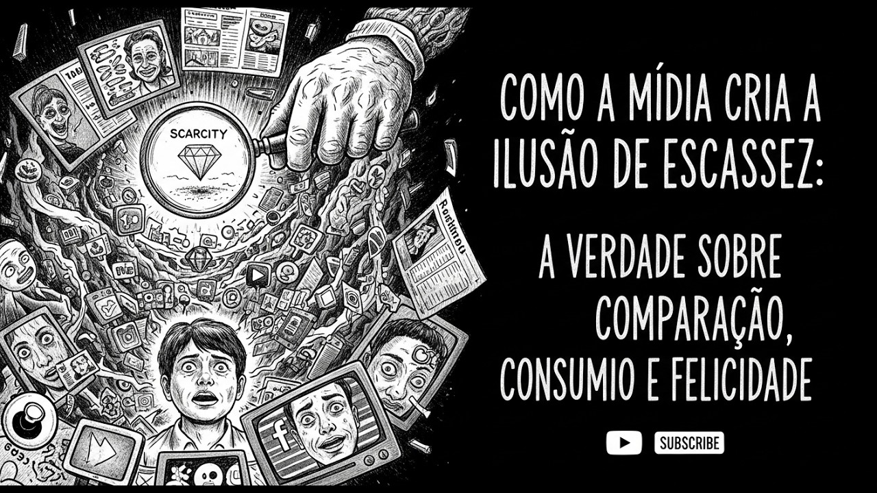 Como a Mídia Cria a Ilusão de Escassez: A Verdade Sobre Comparação, Consumo e Felicidade