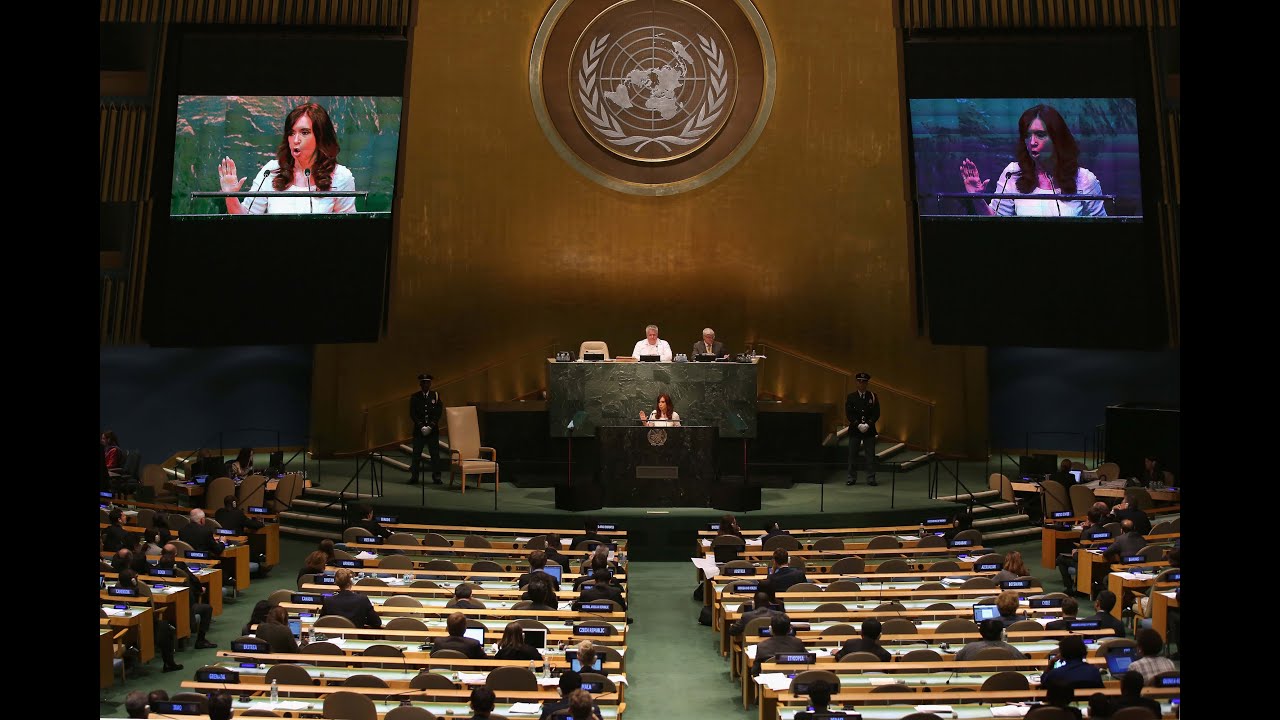 28 de SEP. 70º Asamblea General de las Naciones Unidas. Cristina Fernández.
