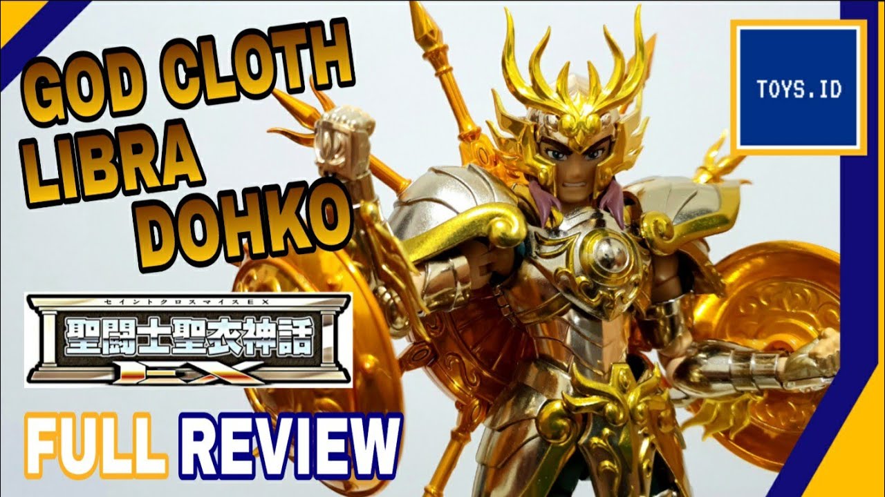 GOD CLOTH - SAINT CLOTH MYTH EX LIBRA DOHKO SOG REVIEW INDONESIA