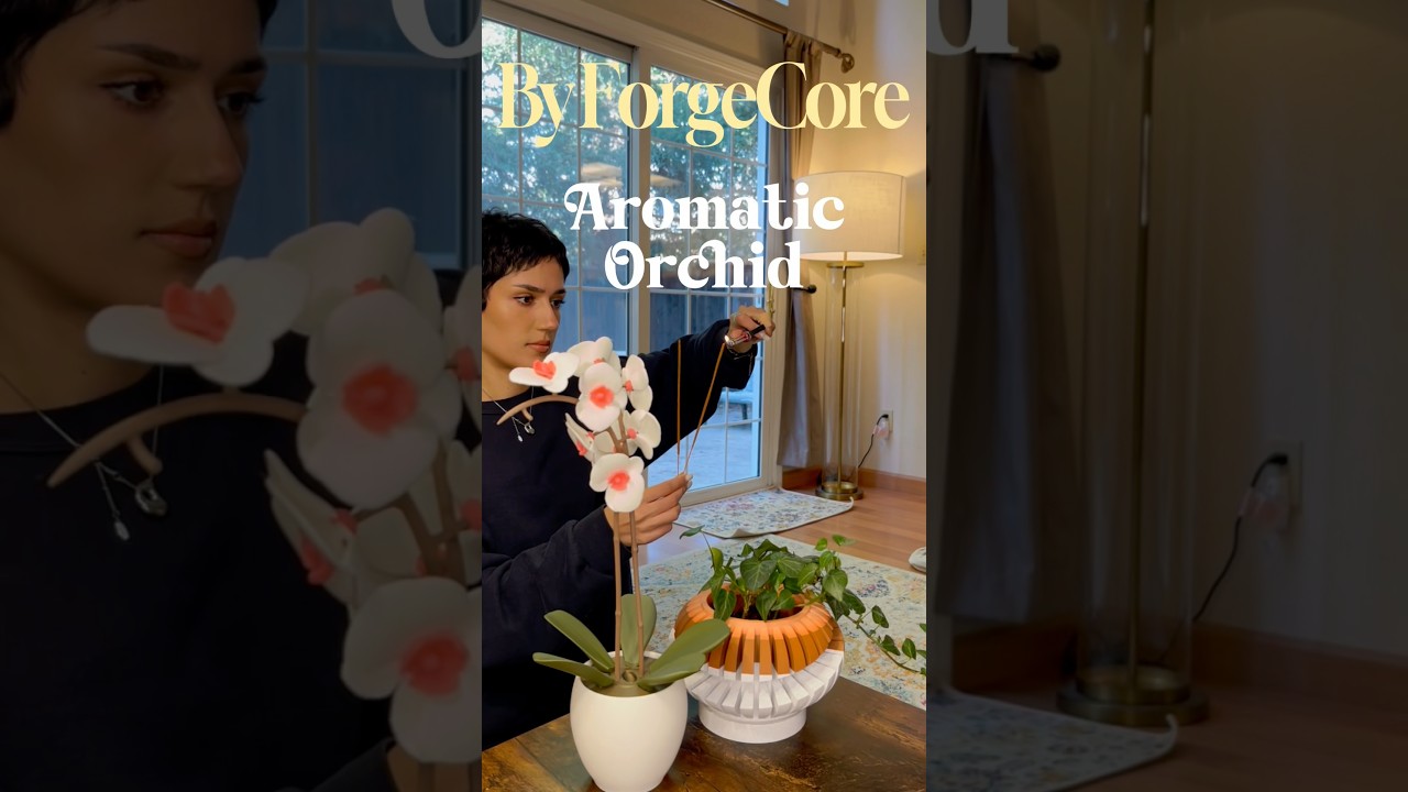 Incense Sticks or Oil Diffuser? 3D Printed Aromatic Orchid by @ForgeCoreCo on Thangs