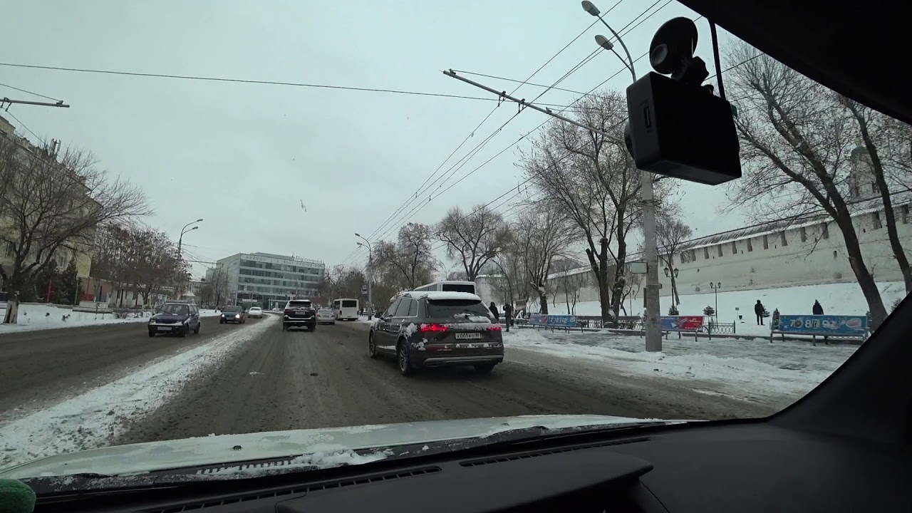 Первый снег в Астрахани или Зима пришла