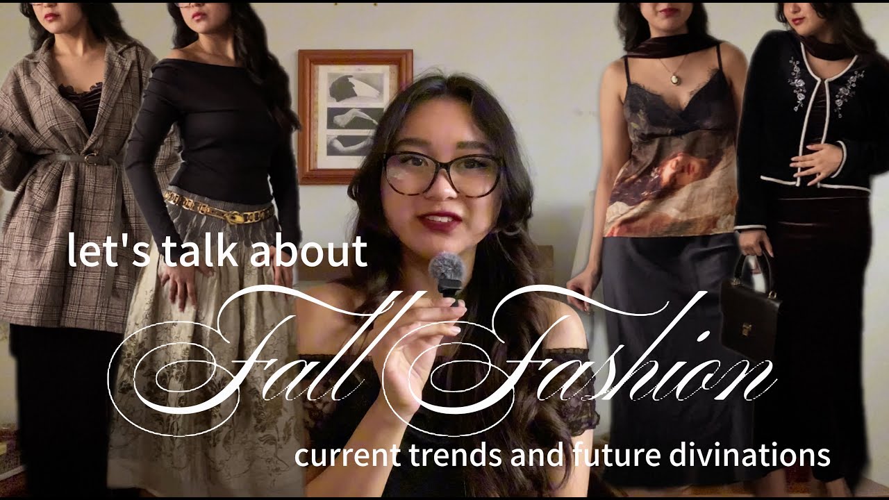 autumn fashion trends except I'm styling them with only my current closet 🦢🍂 | fashion trends 2025