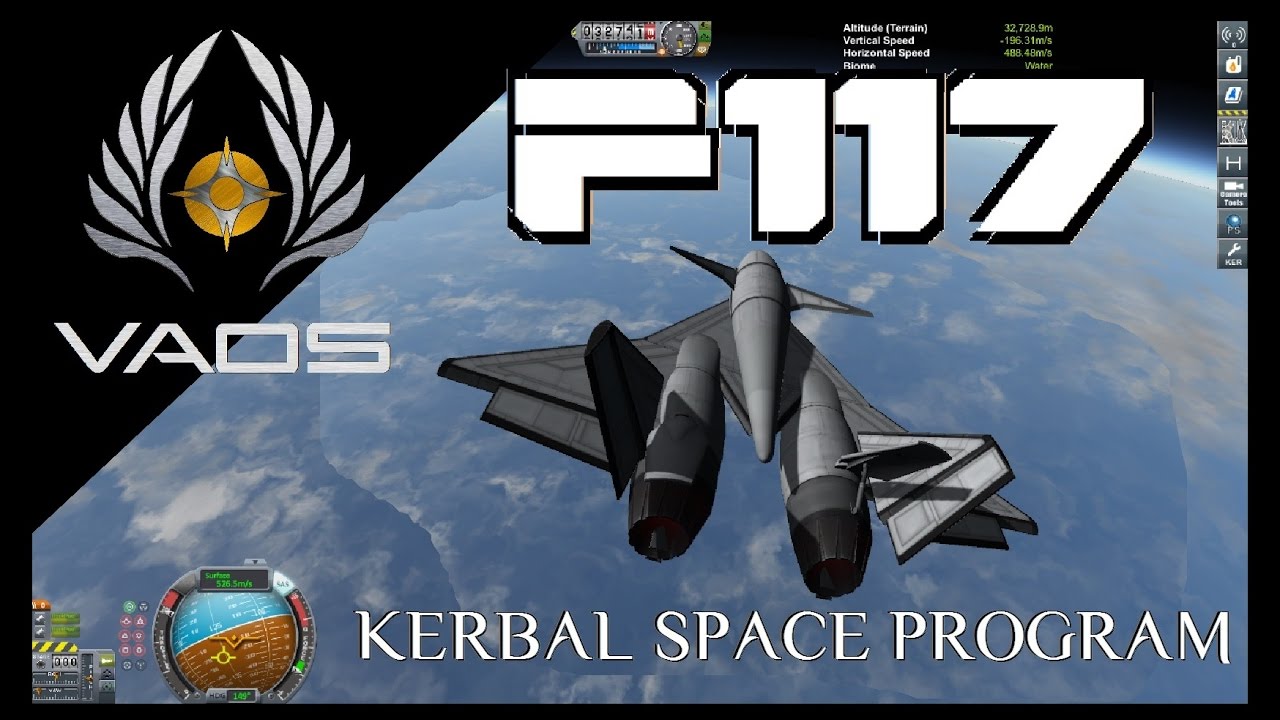 VAOS - F117 Kerbal Space Program Fighter Jet KSP