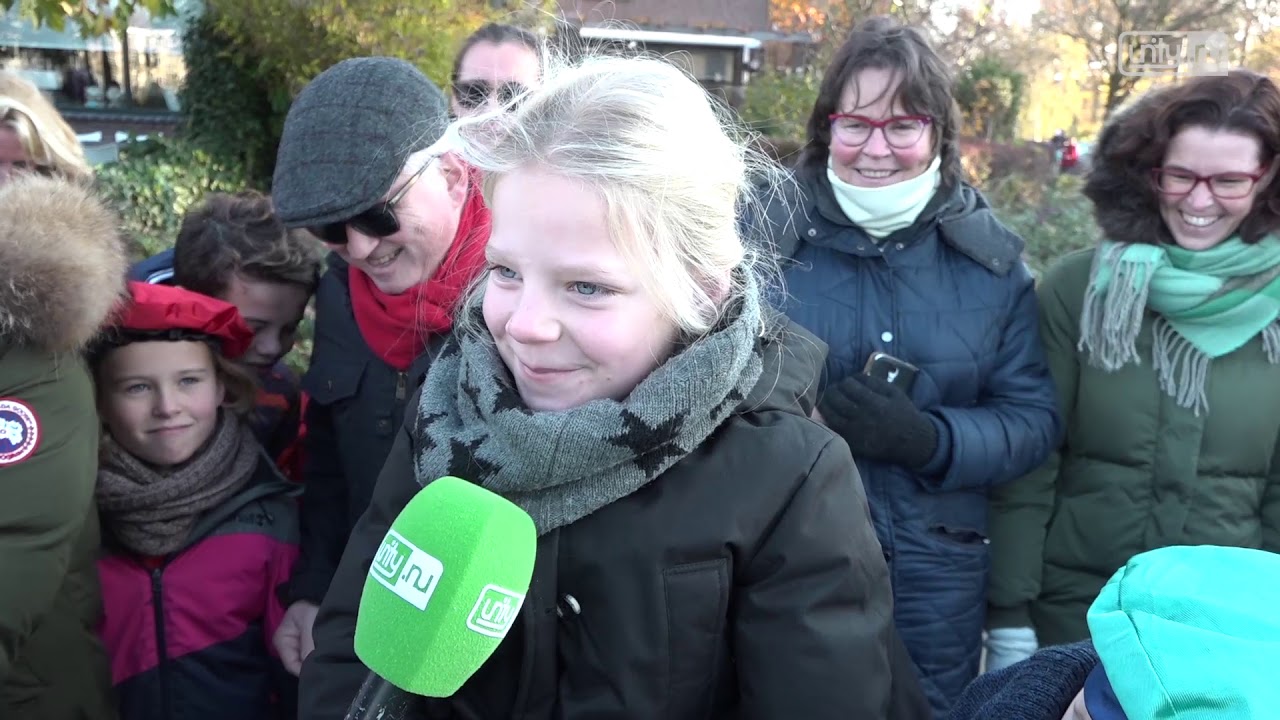 Sinterklaas Kapoentje, de goedheiligman aangekomen in Leiderdorp