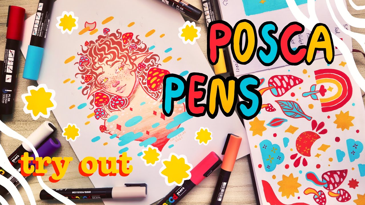 Trying Out POSCA Paint Pens // First Impressions