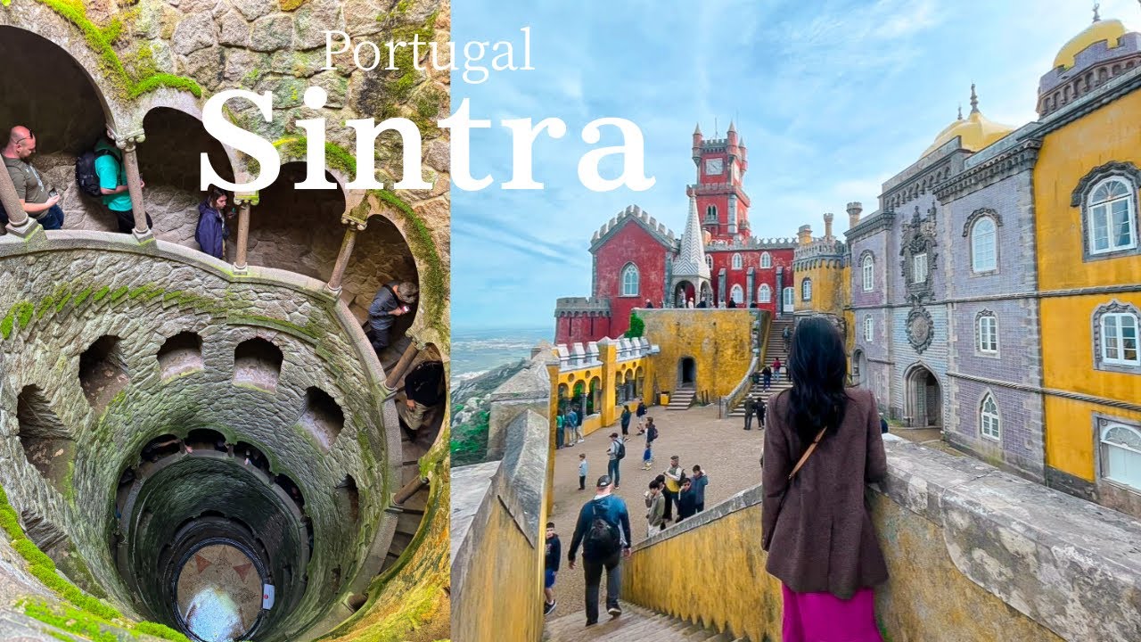 Португалия🇵🇹 Однодневная поездка из Лиссабона в Синтру | Дворец Пена, Дворец Регалейра|