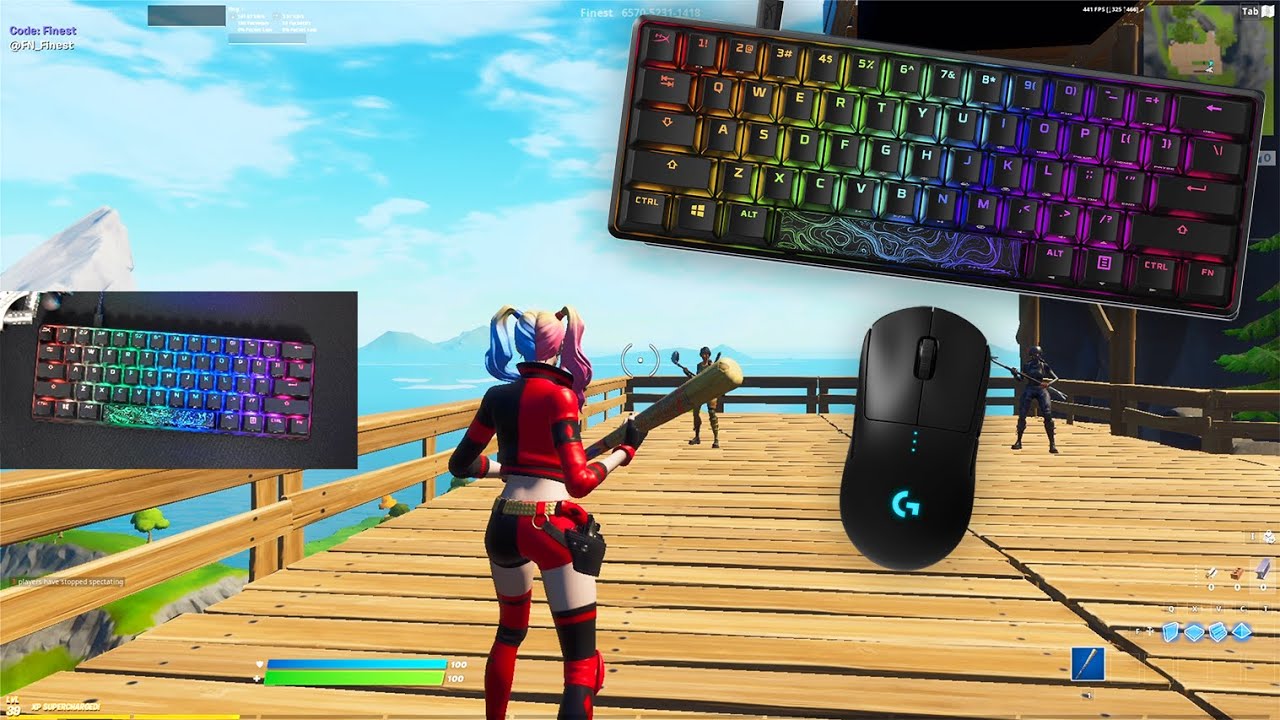 HyperX Alloy Origins 60% 2v2 Realistics Gameplay + Keyboard & Mouse Sounds ASMR 😍