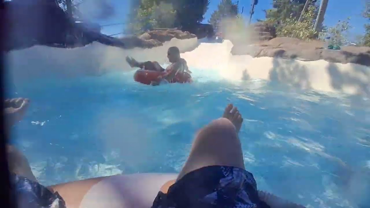 (2 Rounds) Raging River Ride @ Wild Waves Theme & Waterpark, Federal Way WA....