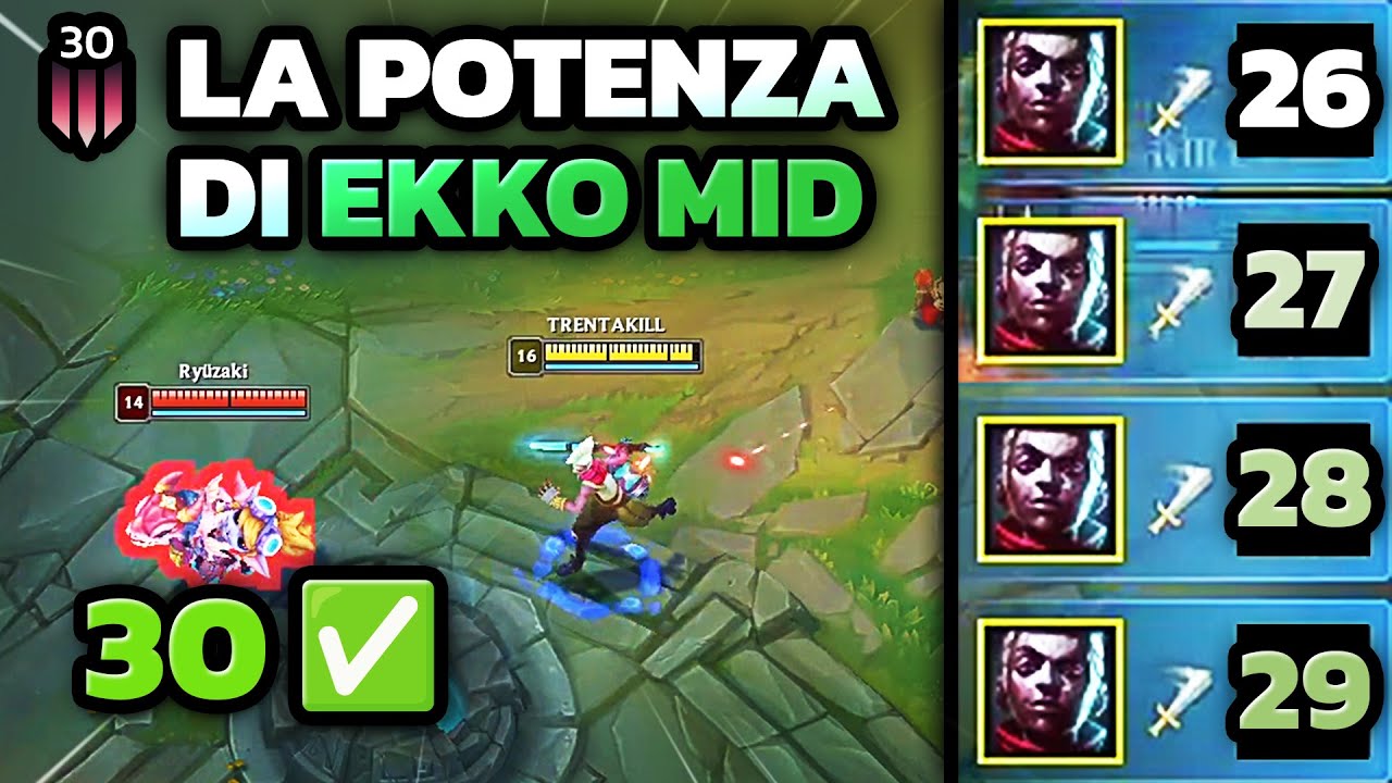 EKKO È PIÙ FORTE DI QUANTO MI RICORDAVO - League of Legends ITA