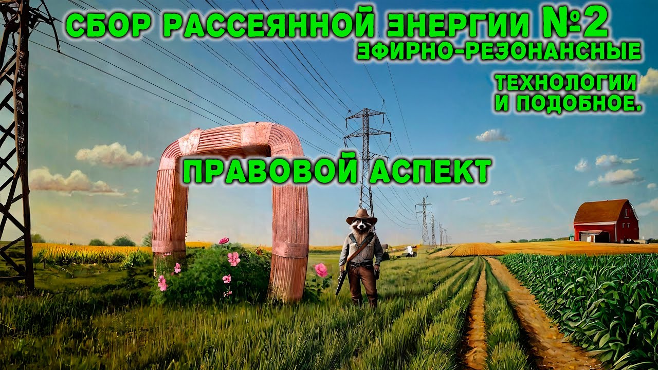 Сбор рассеянной энергии. Эфирно-резонансные технологии и подобное. Часть 2. Правовой аспект.
