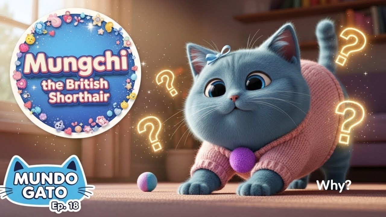 Mungchi Redondo 🐱✨ Bolinha de Amor Azul 💕 M&uacute;sica Infantil KPOP 💕Mix de Musica Infantil Brasileira