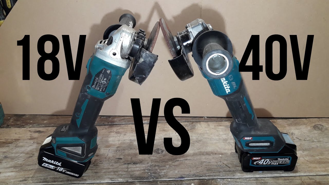 Шлифмашина Makita 40 В против шлифовальной машины Makita 18 В | XGT против LXT | Обзор угловой шл...