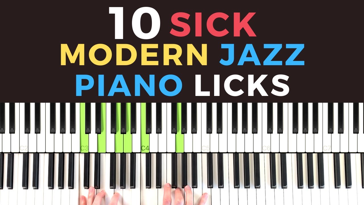 10 Sick Modern Jazz Piano Licks & Exercises