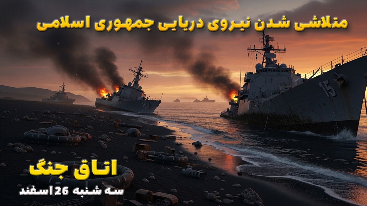 اتاق جنگ سه شنبه 2 اسفند | متلاشی شدن نیروی دریایی جمهوری اسلامی