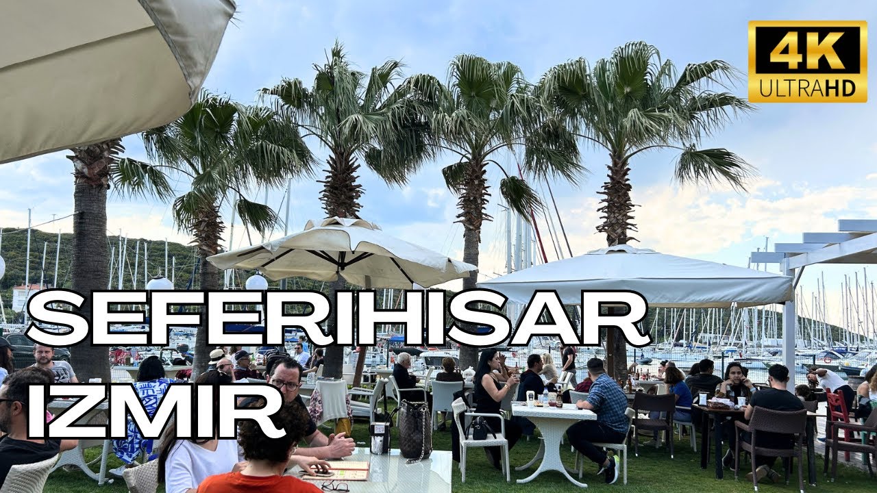 Seferihisar Izmir Turkey walking tour 4K