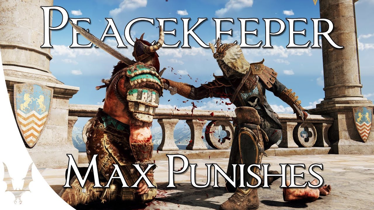 For Honor - UPDATED Peacekeeper Parry & Guardbreak Punishes