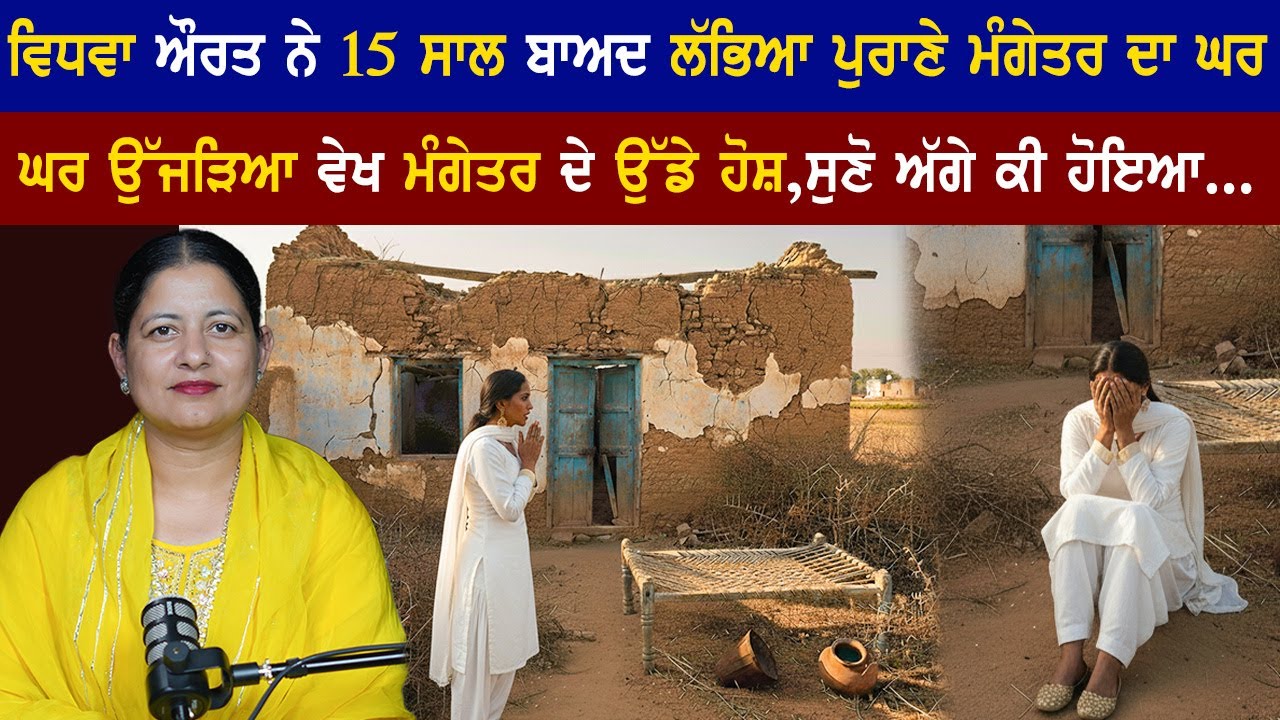 ਇੱਕ ਵਿਧਵਾ ਔਰਤ ਨੇ 15 ਸਾਲ ਬਾਅਦ ਲੱਭਿਆ ਆਪਣੇ ਪੁਰਾਣੇ ਮੰਗੇਤਰ ਦਾ ਘਰ|| punjabi story|| 