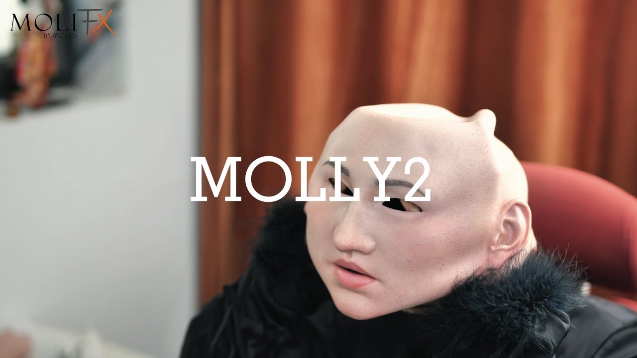 From Asian to Caucasian Masking Process 4K Immersive Makeup Video | Molly2 Mask by MoliFX Studio