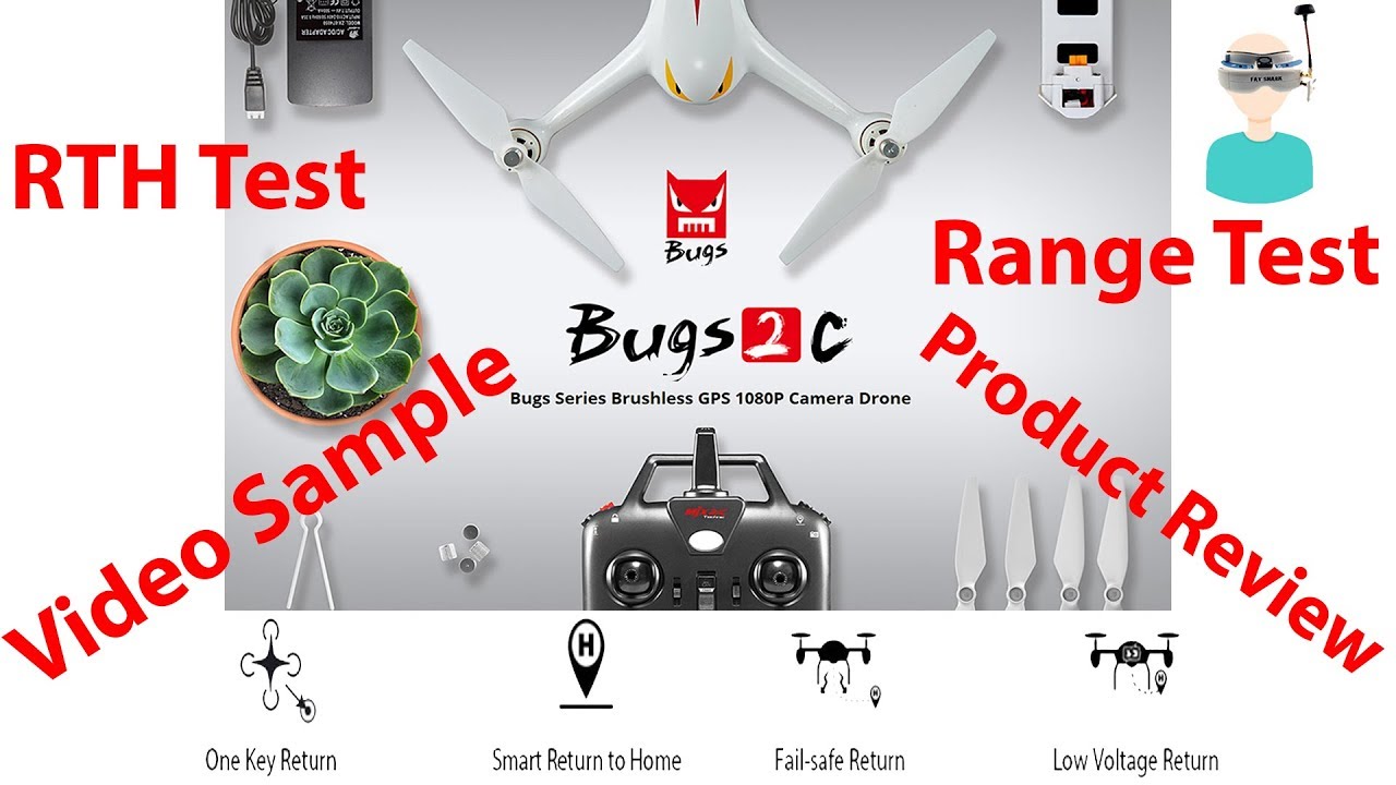 MJX Bugs 2 B2C Brushless RC GPS Quadcopter - Unboxing And Review