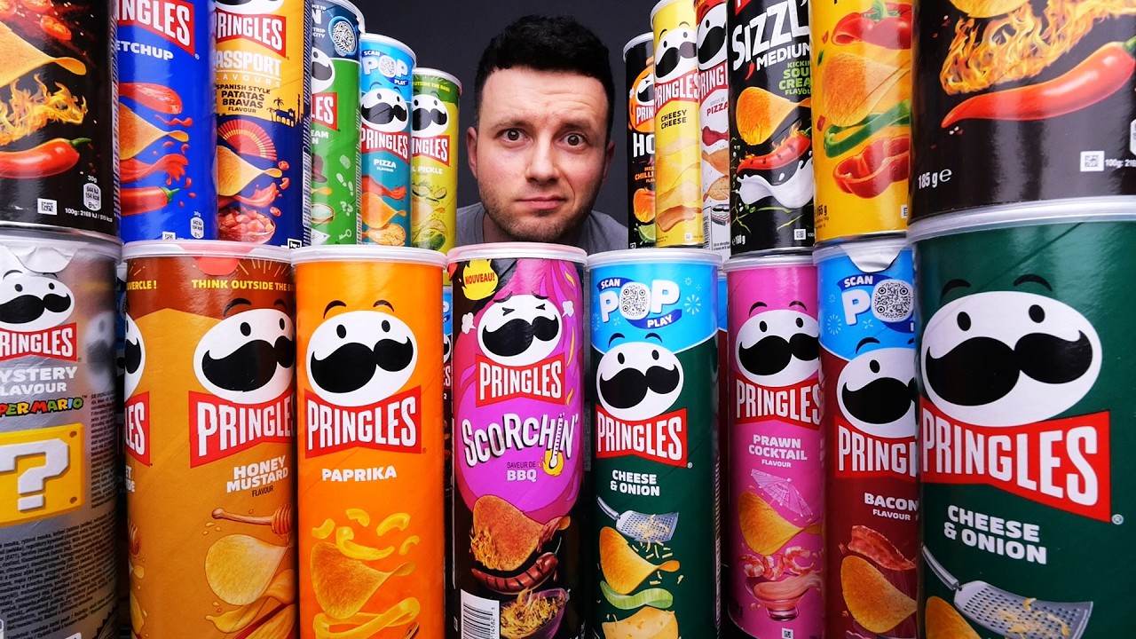 Incerc TOATE AROMELE de PRINGLES! PREFERATA mea te va surprinde!
