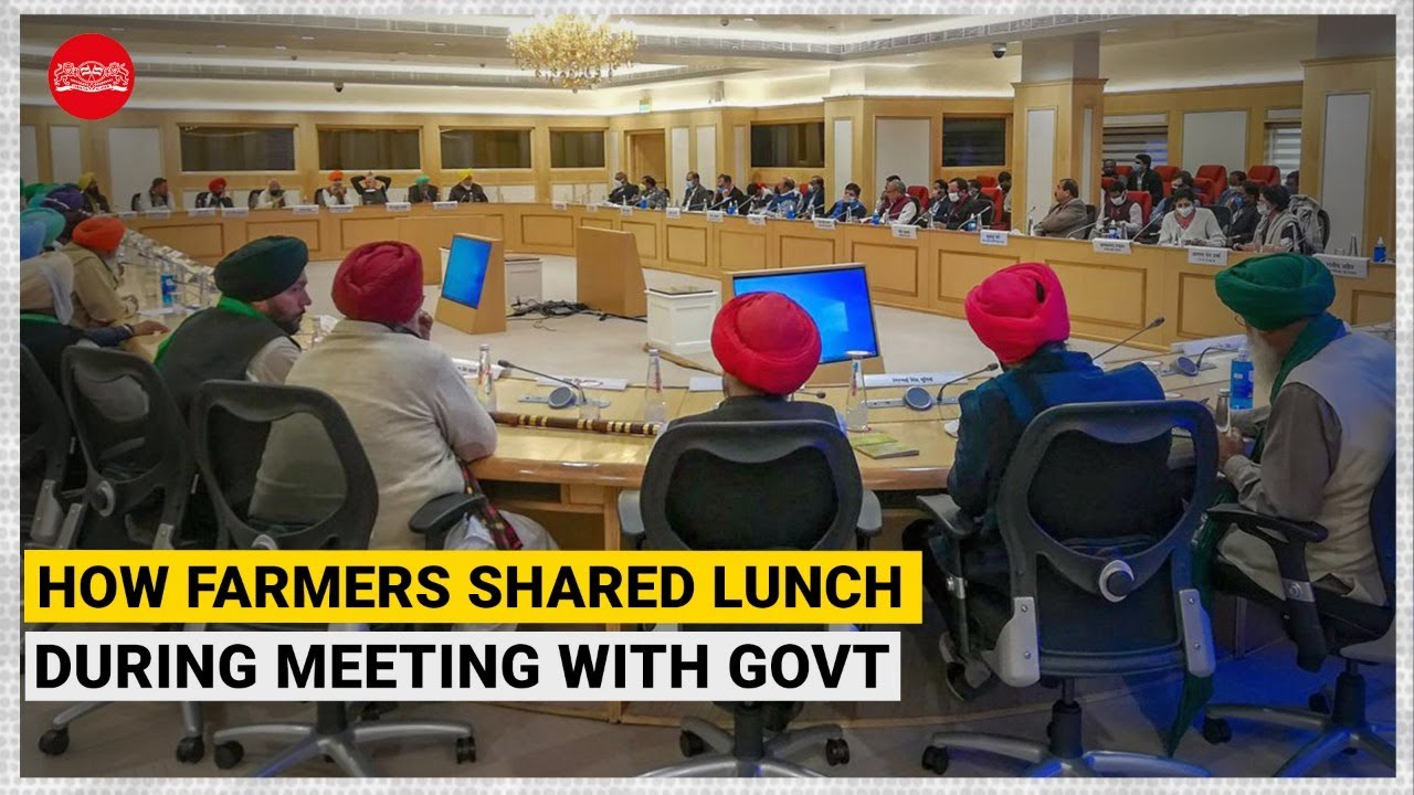 WATCH | How farmers shared their lunch during meeting with government