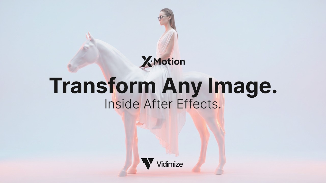 How to Transform Images with AI Inside After Effects &mdash; X-Motion Tutorial