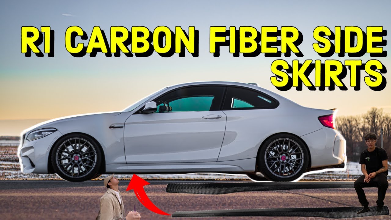 R1 Carbon Fiber Side Skirts | Install
