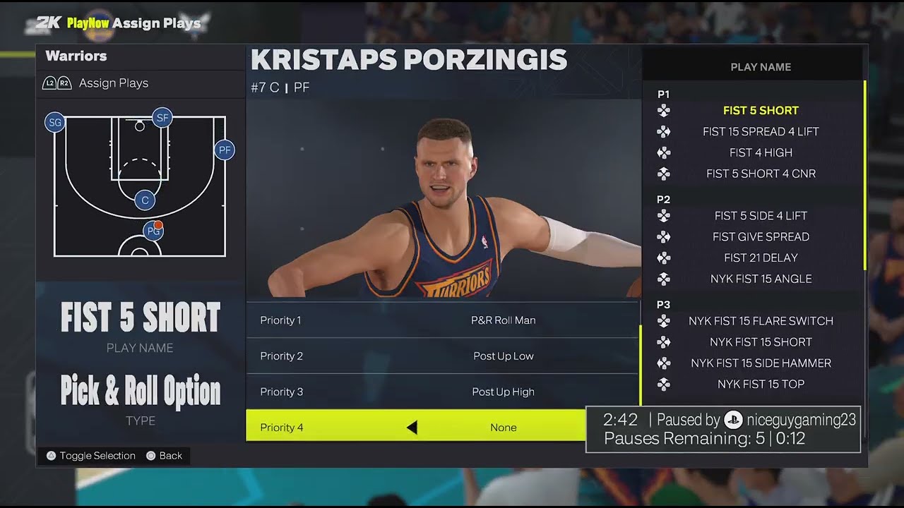 NBA 2K26 | Warriors v Hornets