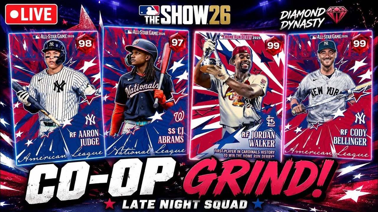 98 Judge & 97 Abrams DEBUT! Diamond Dynasty Co-Op LIVE