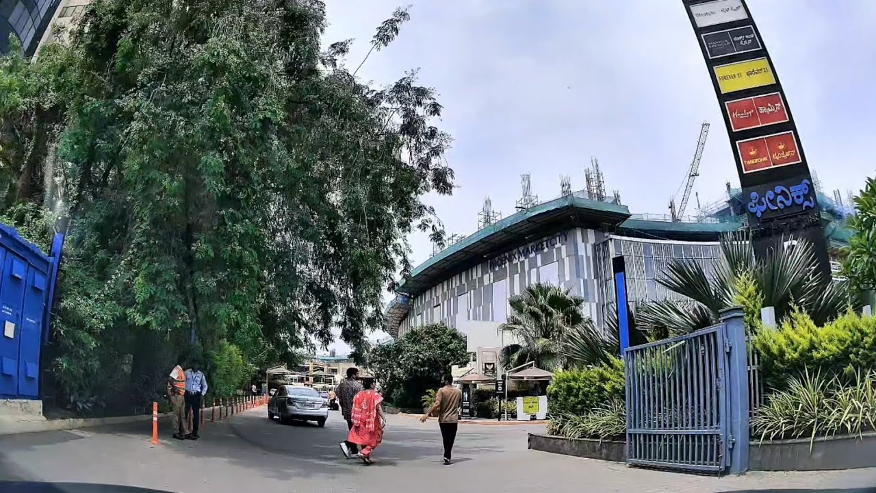 Parking scene at Phoenix market city Bengaluru