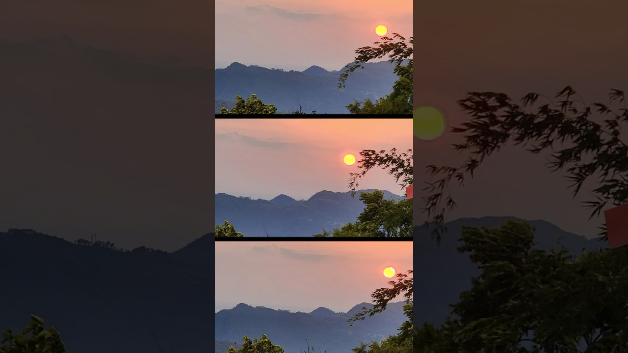 Lansdowne sunsets as seen from Samskara and Samsara | Best budget-friendly hotel in lansdowne |