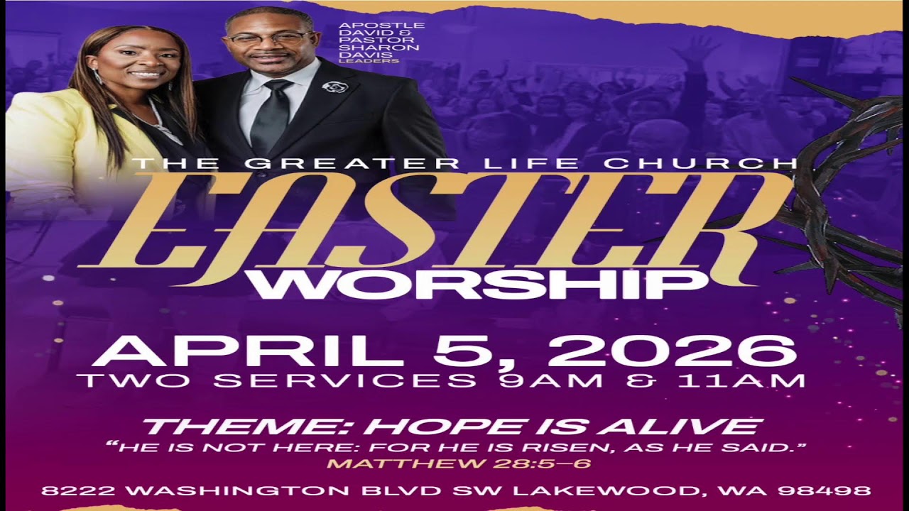 Come Praise the Lord w/ Apostle David Davis at 10AM