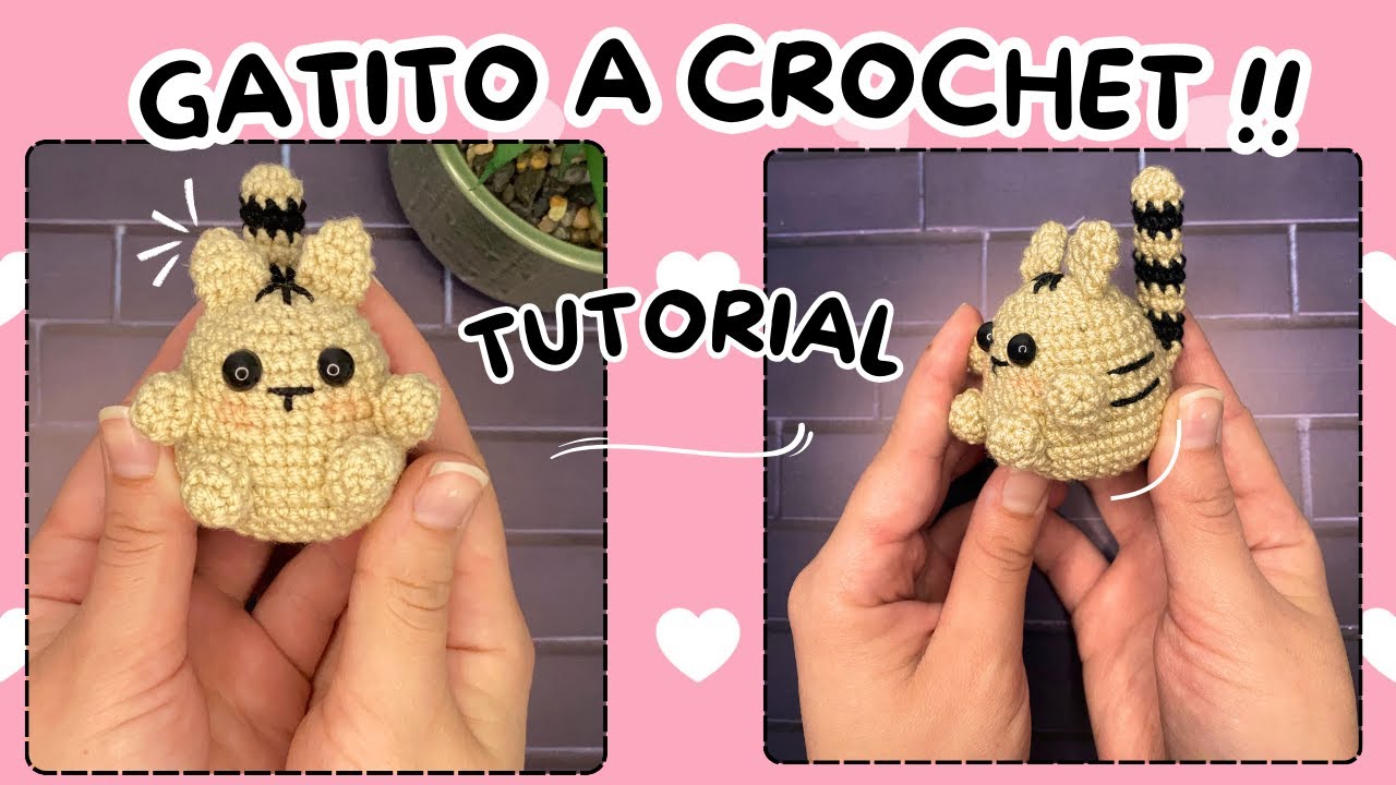 Tutorial GATITO😸 a crochet. super fácil😻