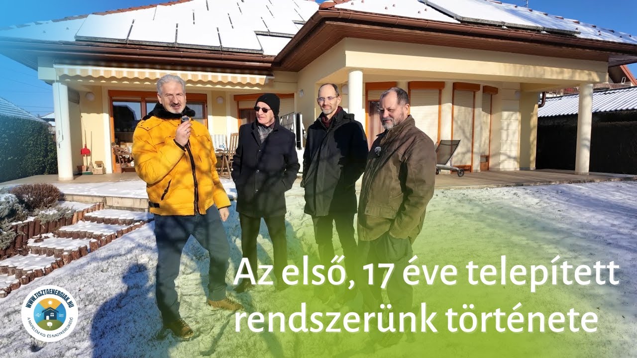Az első, 17 éve telepített rendszerünk története, akkumulátorokkal való kiegészítésének lehetősége