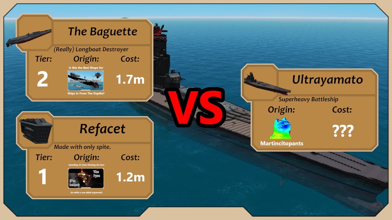 Testing Martincitopants' Yamato against my Longest and Strongest ship