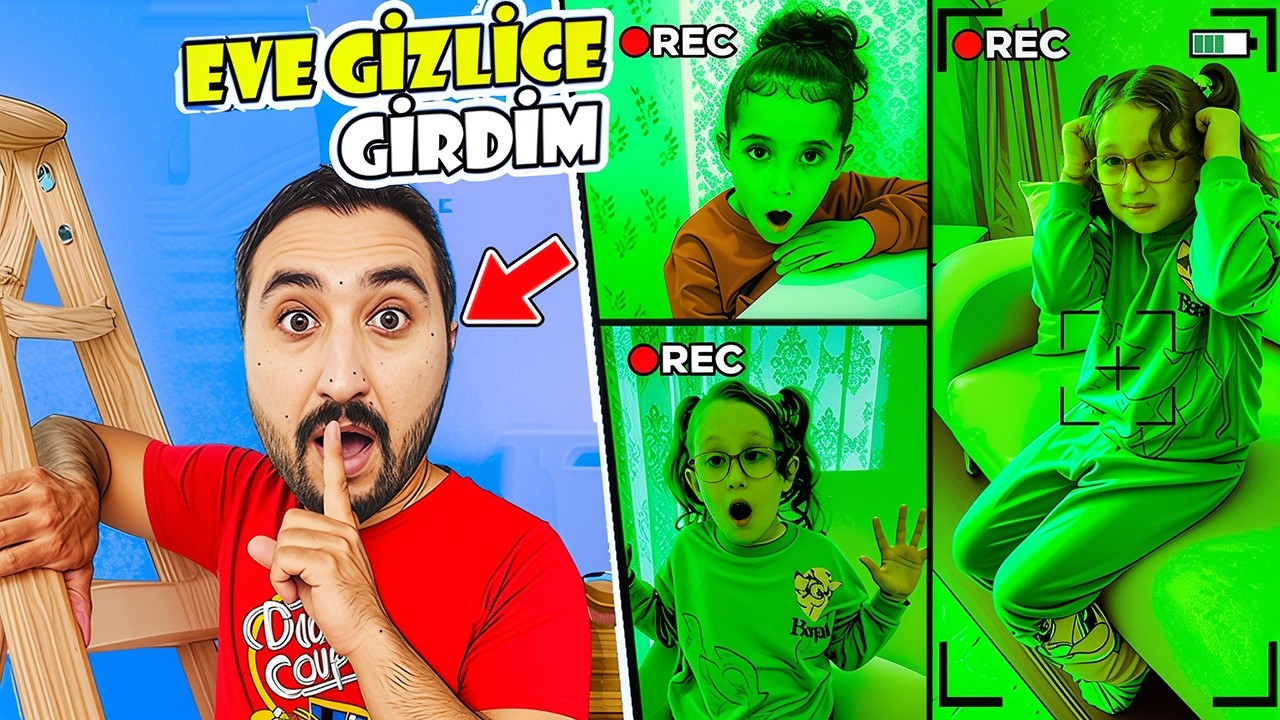 BABAM EVİMİZE GİZLİCE GİRDİ !! ÇOK KORKTUK !! BAHAR BANU ALYA !!