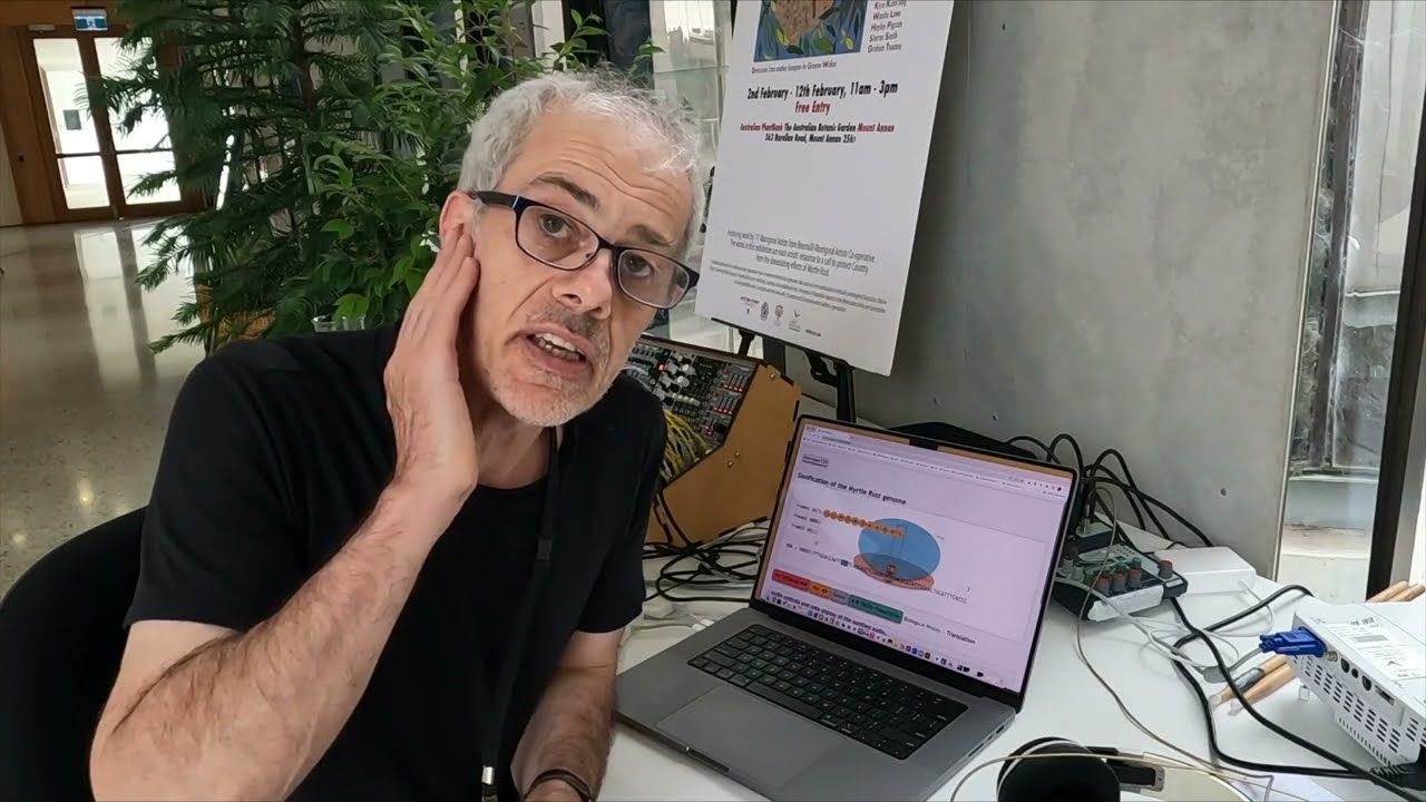 Making music from the sonification of Myrtle Rust DNA