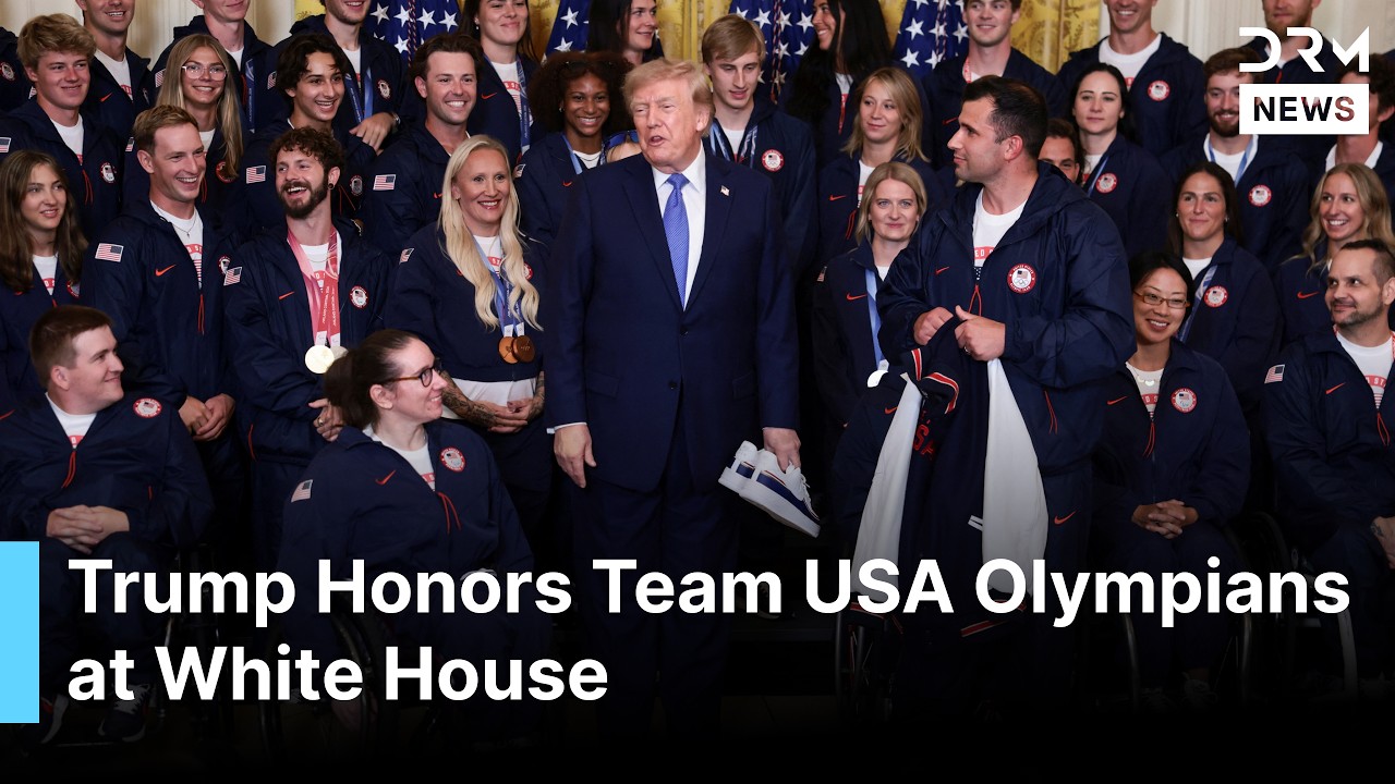 FULL EVENT: Trump Celebrates Team USA's Historic Olympic Wins at White House Reception | AD1G
