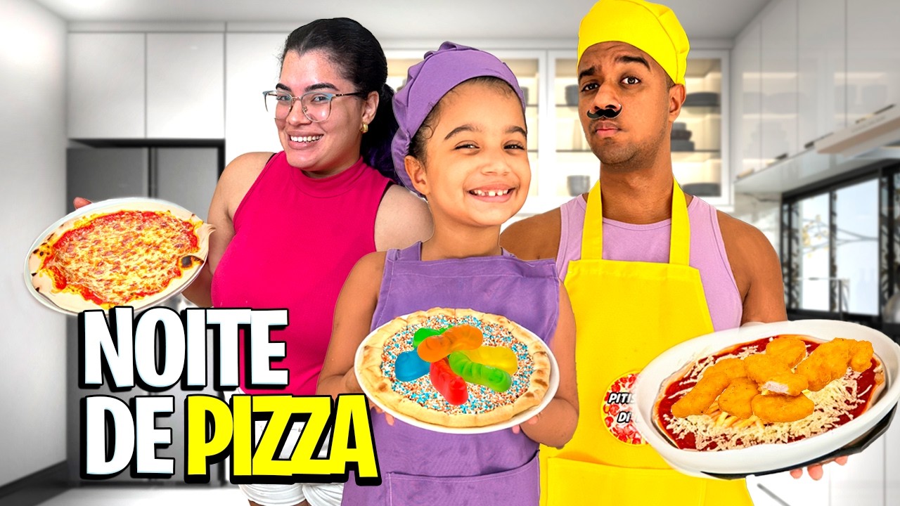 FIZEMOS UMA NOITE DE PIZZA EM FAMÍLIA *Vlog de Família
