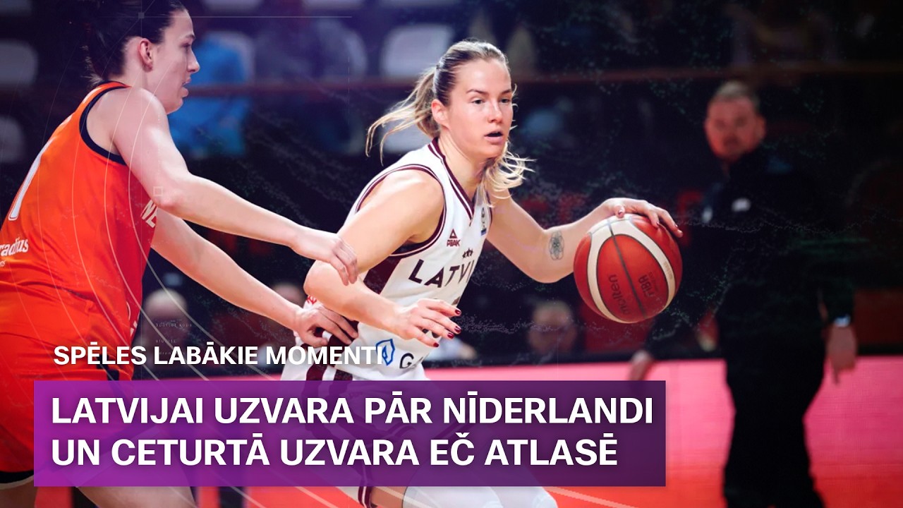 Latvija – Nīderlande 73:64 | Spēles labākie momenti | Sporta Studija